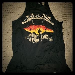 Activewear black tank